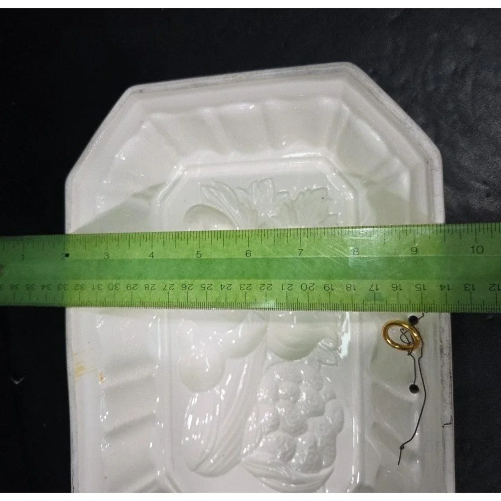 Gailstyn-Sutton‎ Towle Ceramic Vegetable Mold, Vintage Hand Painted Kitchenware